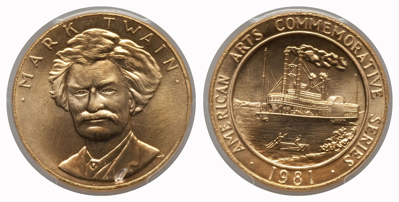 Commems-Collection-Modern:-1980-84-American-Arts-Gold-Medallions
