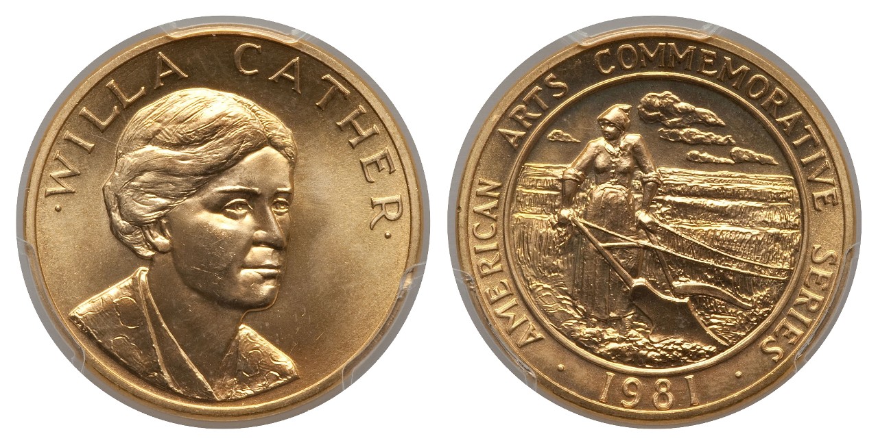 Commems-Collection-Modern:-1980-84-American-Arts-Gold-Medallions