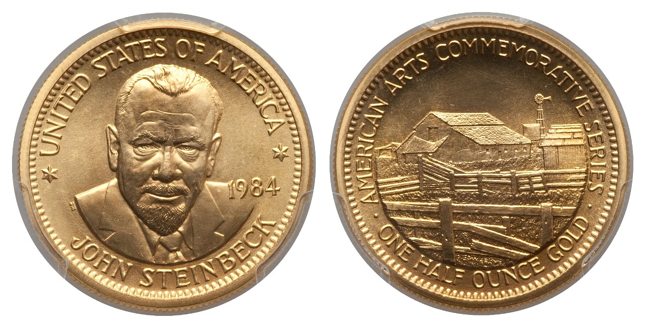 Commems-Collection-Modern:-1980-84-American-Arts-Gold-Medallions