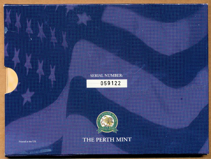 Commems-Collection-Modern:-2000-Silver-Eagle-Enhanced-By-Perth-Mint