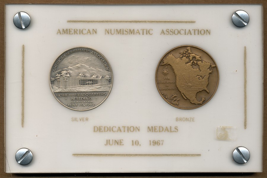 Commems-Collection-Medals:-1967-ANA-Headquarters-Building-Dedication