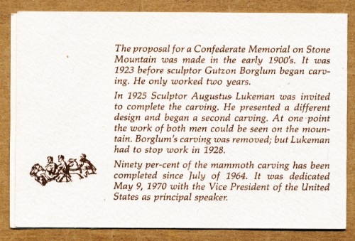 Commems-Collection-Medals:-1970-Stone-Mountain-Memorial-Dedication