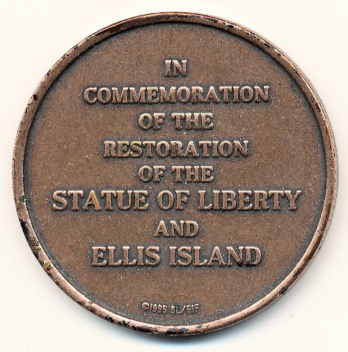 Commems-Collection-Modern:-1986-Statue-Of-Liberty---Ellis-Island-/-Cousin-#2