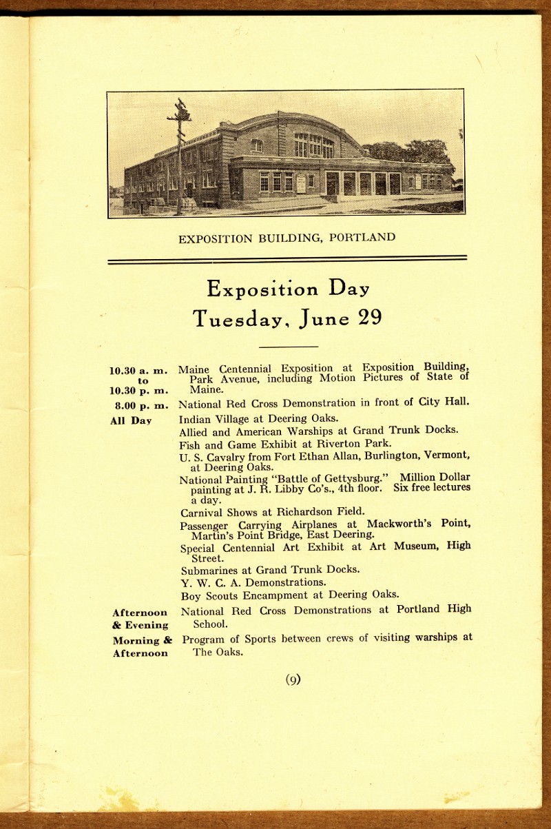 Commems-Collection-Classic:-1920-Maine-Statehood-Centennial---Official-Program