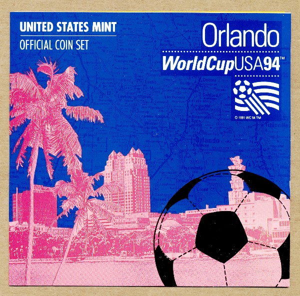 Commems-Collection-Modern:-1994-World-Cup-Official-Coin-Sets---Venues
