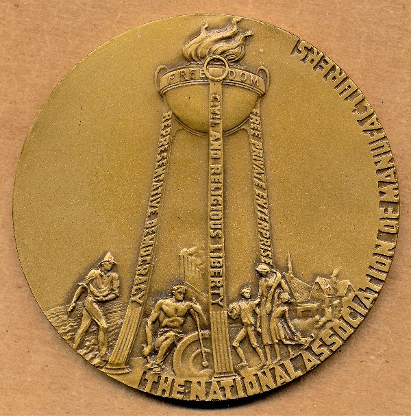 Commems-Collection-Medals:-1940-Congress-Of-American-Industry