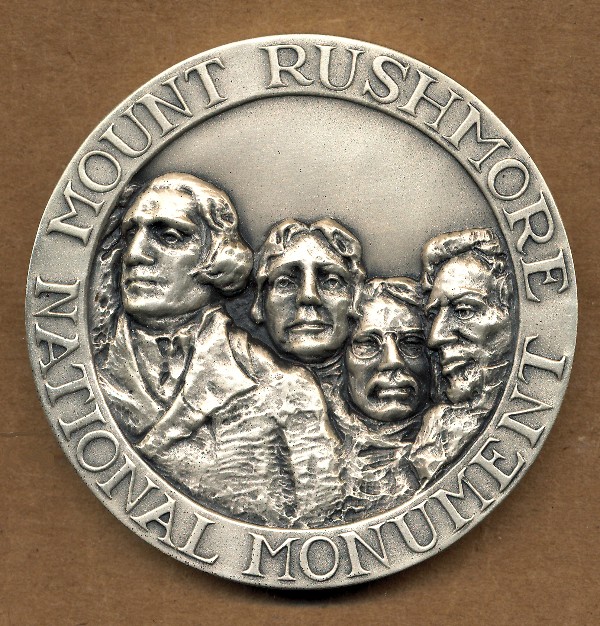 Commems-Collection-Medals:-1969-Mount-Rushmore-/-White-House