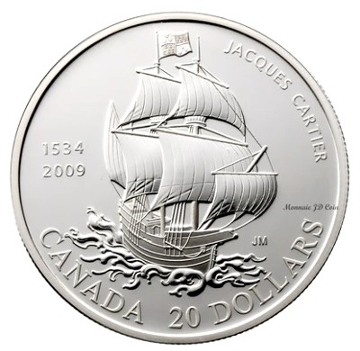 Commems-Collection-Canadian:-2009-Jacques-Cartier-475th-Anniversary-Of-Arrival-In-Canada