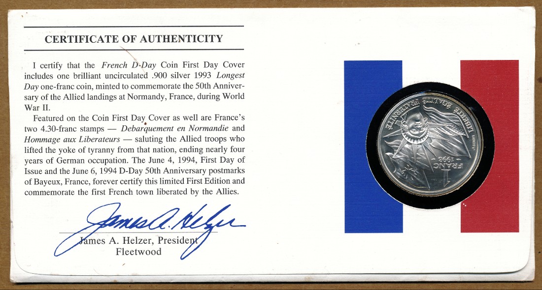Commems-Collection-Modern:-D-Day-Philatelic-Numismatic-Cover