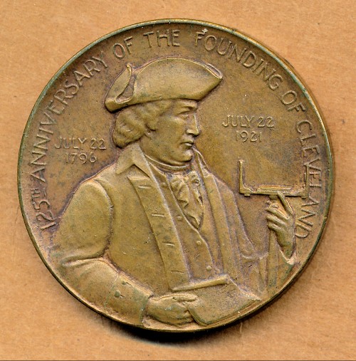 Commems-Collection-Medals:-1921-Cleveland,-OH-Founding-125th-Anniversary