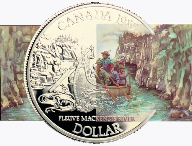 Commems-Collection-Canadian:-1989-Mackenzie-River-Bicentennial