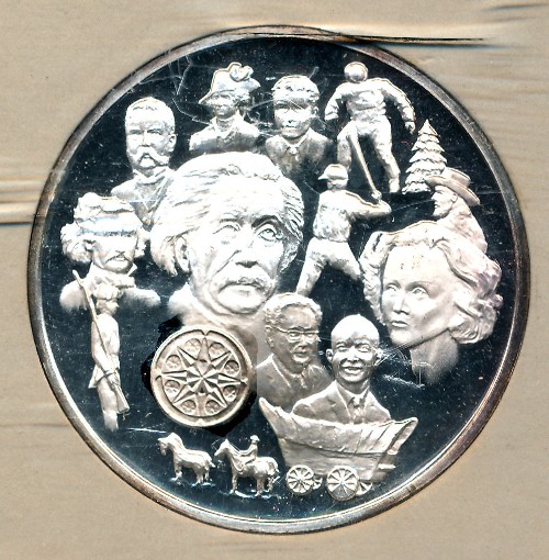 Commems-Collection-Medals:-1983-German-Immigration-Tricentennial