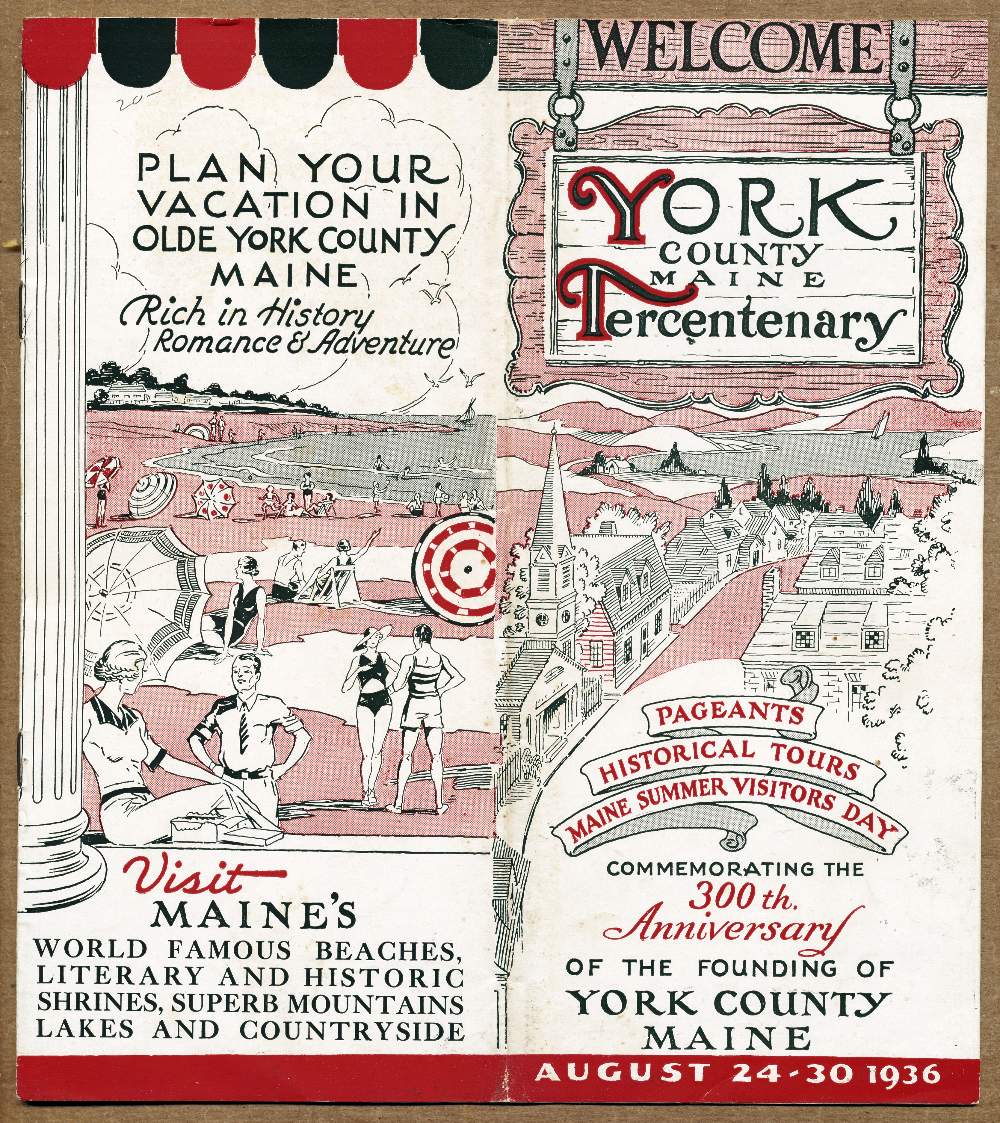 Commems-Collection-Classic:-1936-York-County,-Maine-Tercentenary---Promotional-Brochure