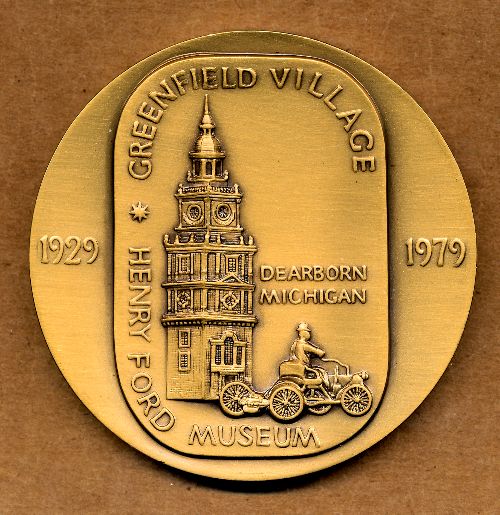 Commems-Collection-Medals:-1979-Thomas-Edison---Edison-Institute/Greenfield-Village-Golden-Jubilee