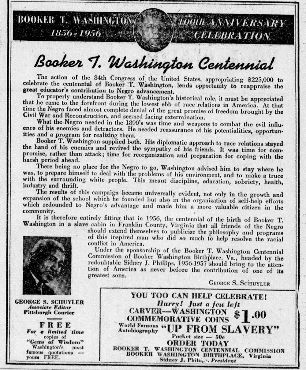 Commems-Collection-Classic:-1951-54-George-W.-Carver---Booker-T.-Washington---Centennial-Promotions