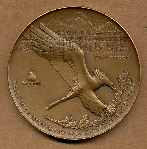Commems-Collection-Medals:-1963-East-Coast-Memorial