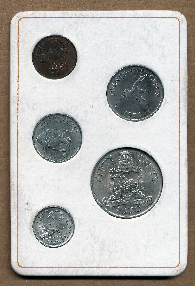 Commems-Collection-Philately-Friday:--#03---1970-Bermuda-Decimal-Coins