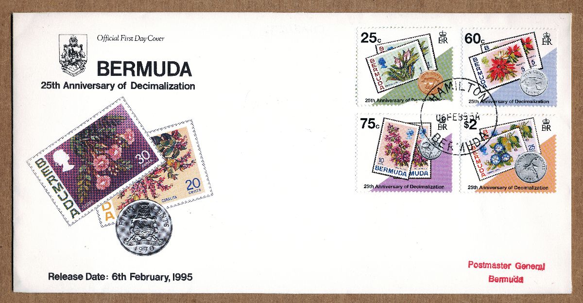 Commems-Collection-Philately-Friday:--#03---1970-Bermuda-Decimal-Coins