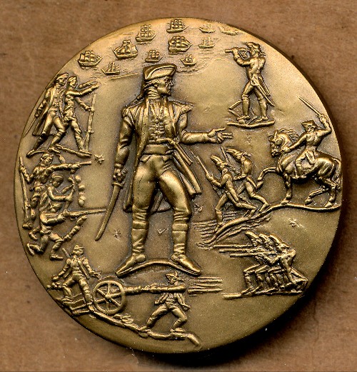 Commems-Collection-Medals:-1976-New-Rochelle,-NY-Bicentennial-Medal