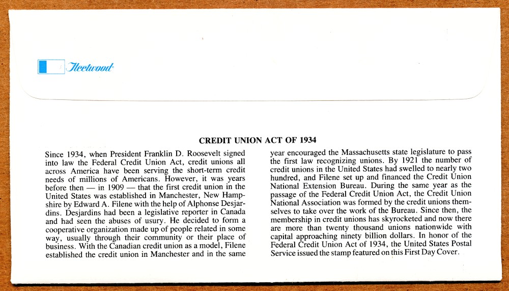Commems-Collection-Philately-Friday:-#13---1984-Credit-Union-Act-50th-Anniversary