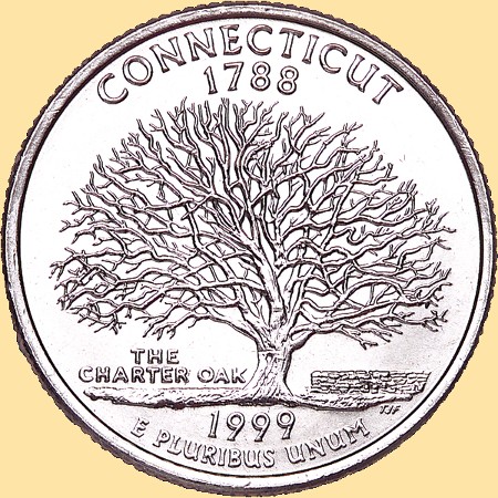 Commems-Collection-Classic:-1935-Connecticut-Tercentenary---Charter-Oak-Myth?