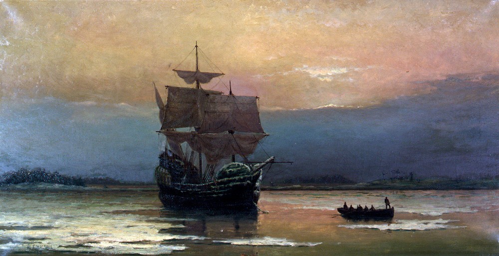 Commems-Collection-Classic:-1920-Pilgrim-Tercentenary---An-Inaccurate-Mayflower?