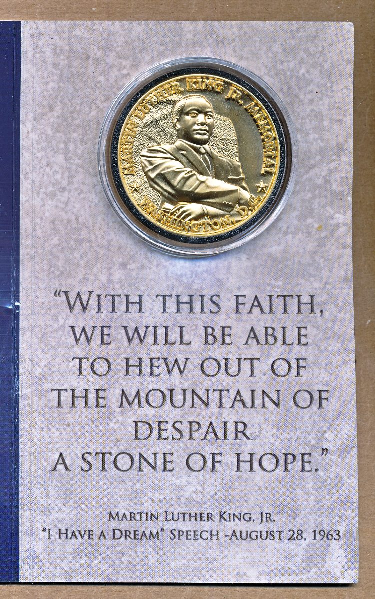 Commems-Collection-Medals:-Martin-Luther-King-Memorial-Medal