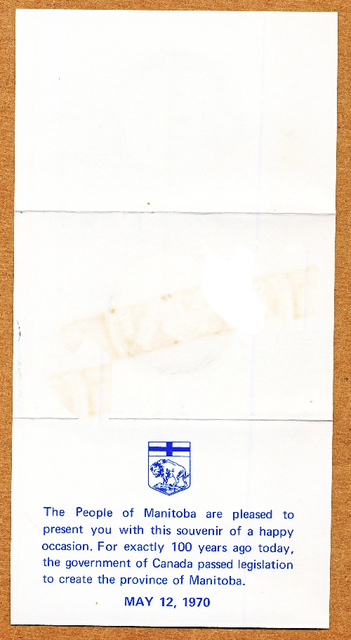 Commems-Collection-Canadian:-1970-Manitoba-Centennial---Nickel-Dollar-Commemorative