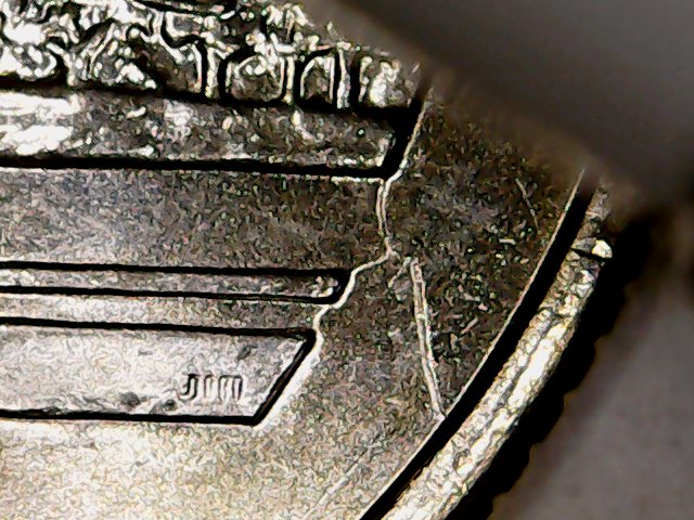 2003-P-Arkansas-Quarter-Die-Cracks-And-Chips