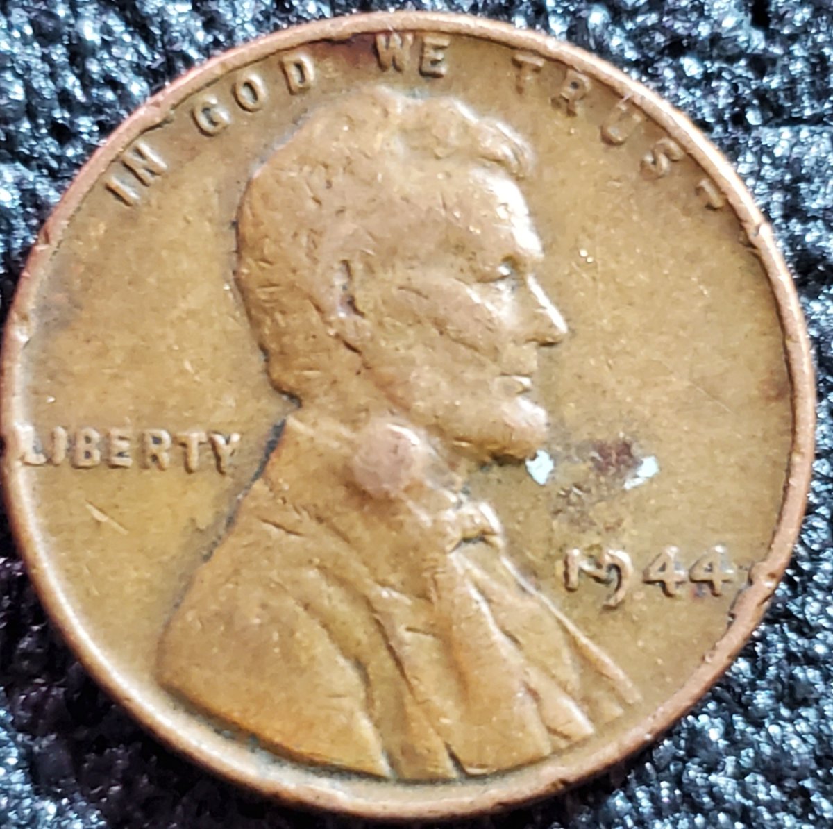 1944-Lincoln-Wheat-Cent---Damage-Or-Error