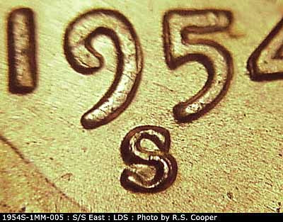 1954-S-Wheat-Cent,-Random-Die-Chips?