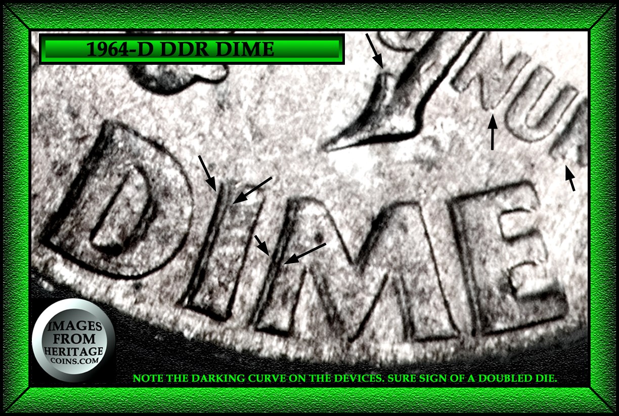 1964-Roosevelt-Dime-Machine-Doubling-Or-DDR?