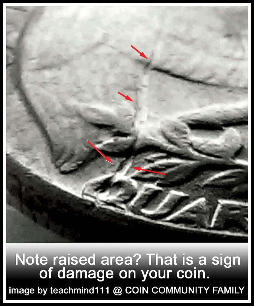 1967-Quarter-With-A-Strange-Line-On-Reverse