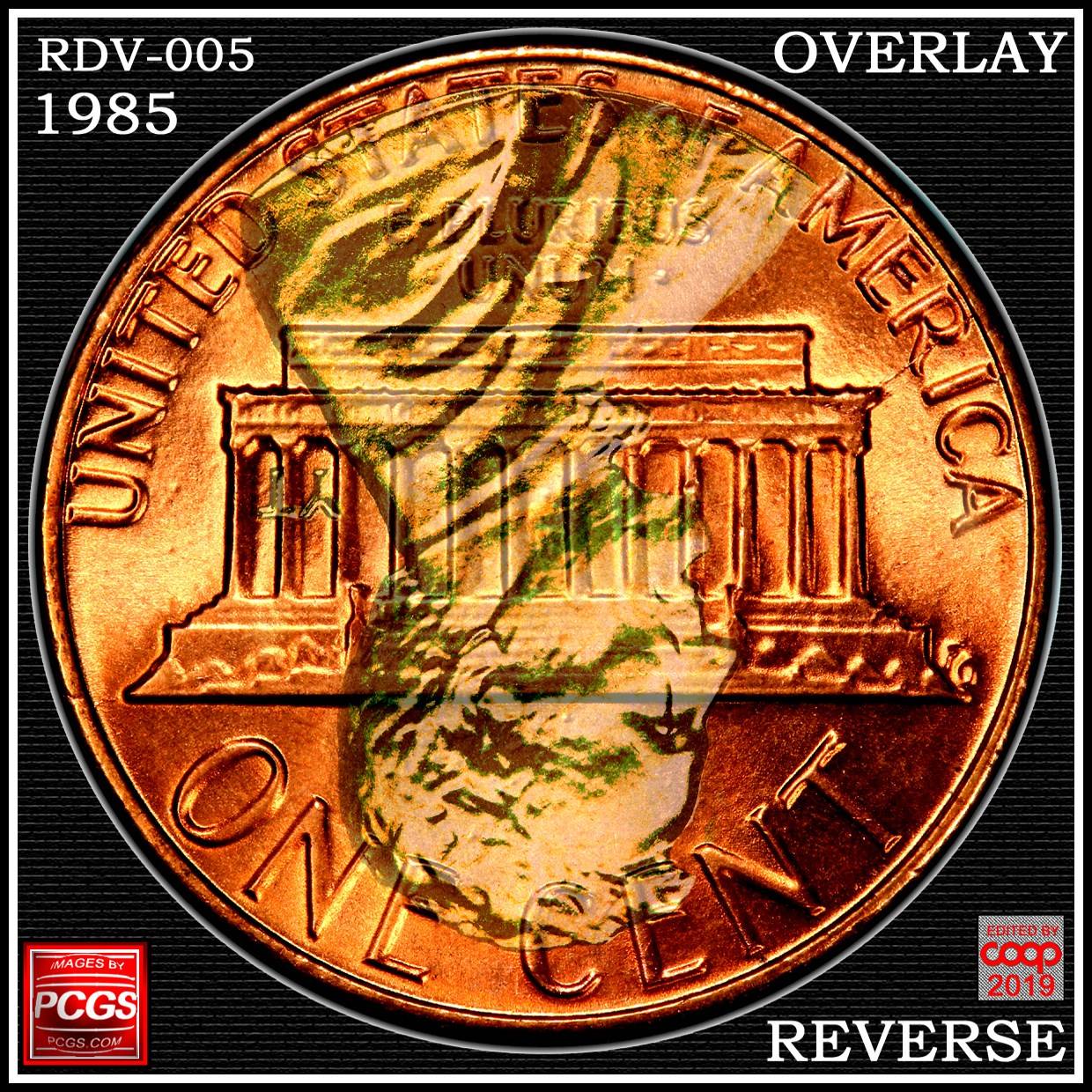 1985-P-Lincoln-Cent-Heavy-Raised-Die-Issue-At-One-Cent-On-Reverse?