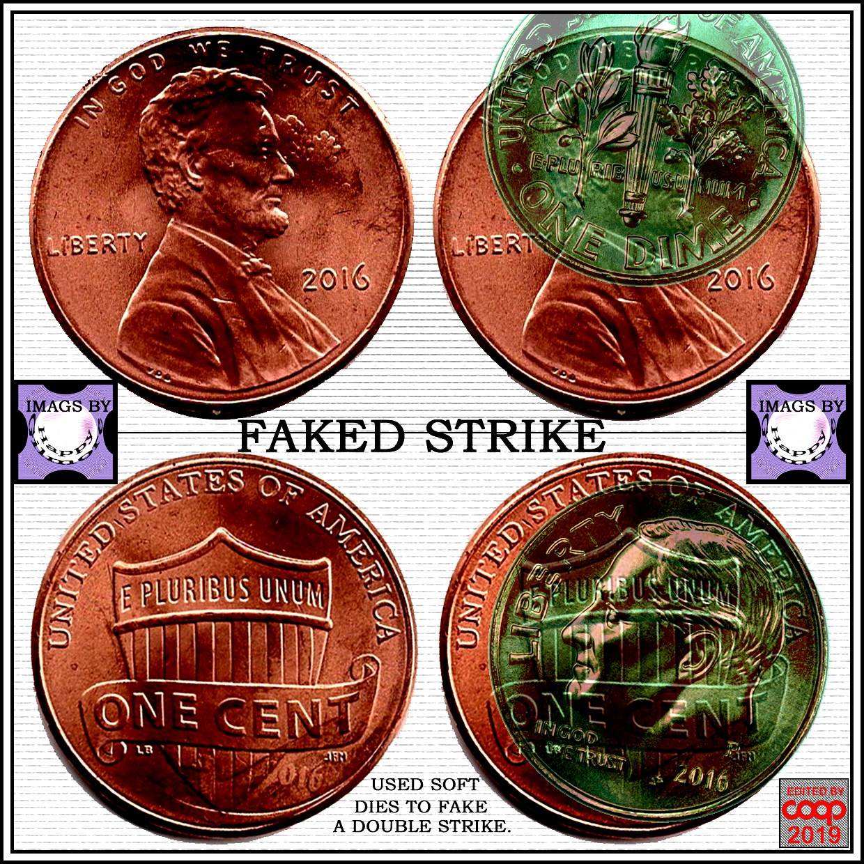 2016-Penny-With-What-Appears-To-Be-Partial-Imprints-From-A-Dime-In-It.