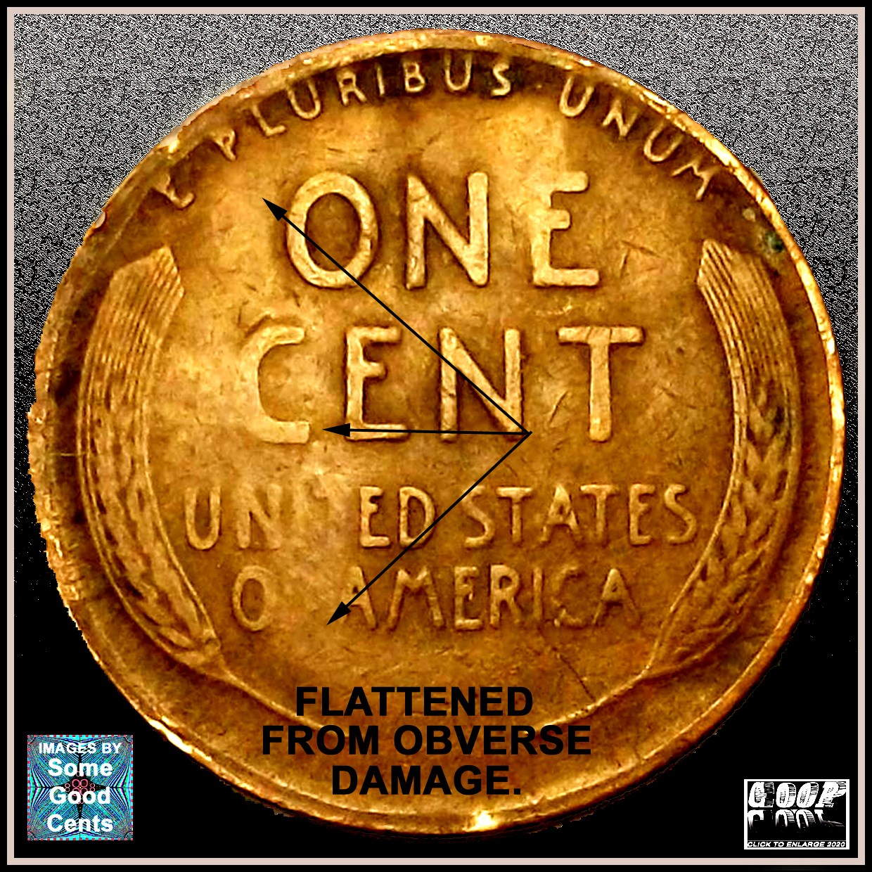 1931-P-Lincoln-Cent-With-Shadow,-What-Causes-This?
