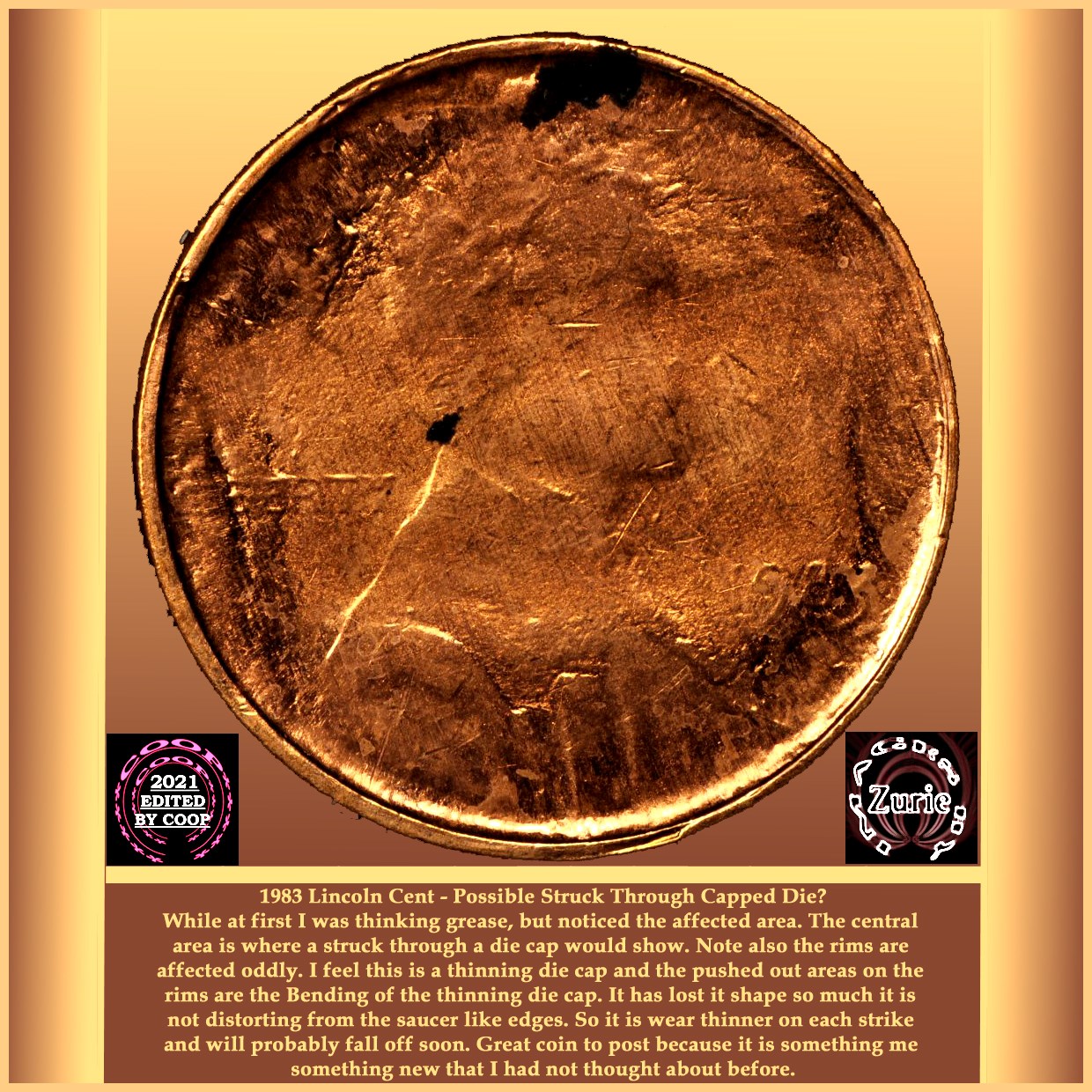 1972-D-Lincoln-Cent,-Memorial-Is-Crooked-Or-Risen--Or-Flattened-Not-Sure-At-All