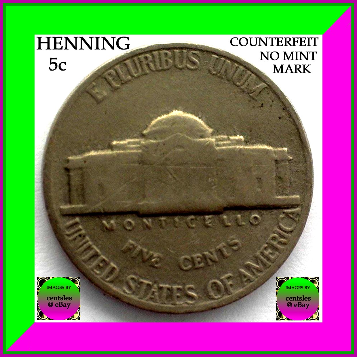 1946-Henning-Nickel?-Showing-The-Markers-And-Weighs-In-At-5.04-Gr.