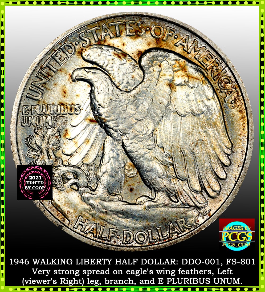 1946-Walking-Liberty-Half-Dollar-Doubled-Die-DDR-001,-FS-801