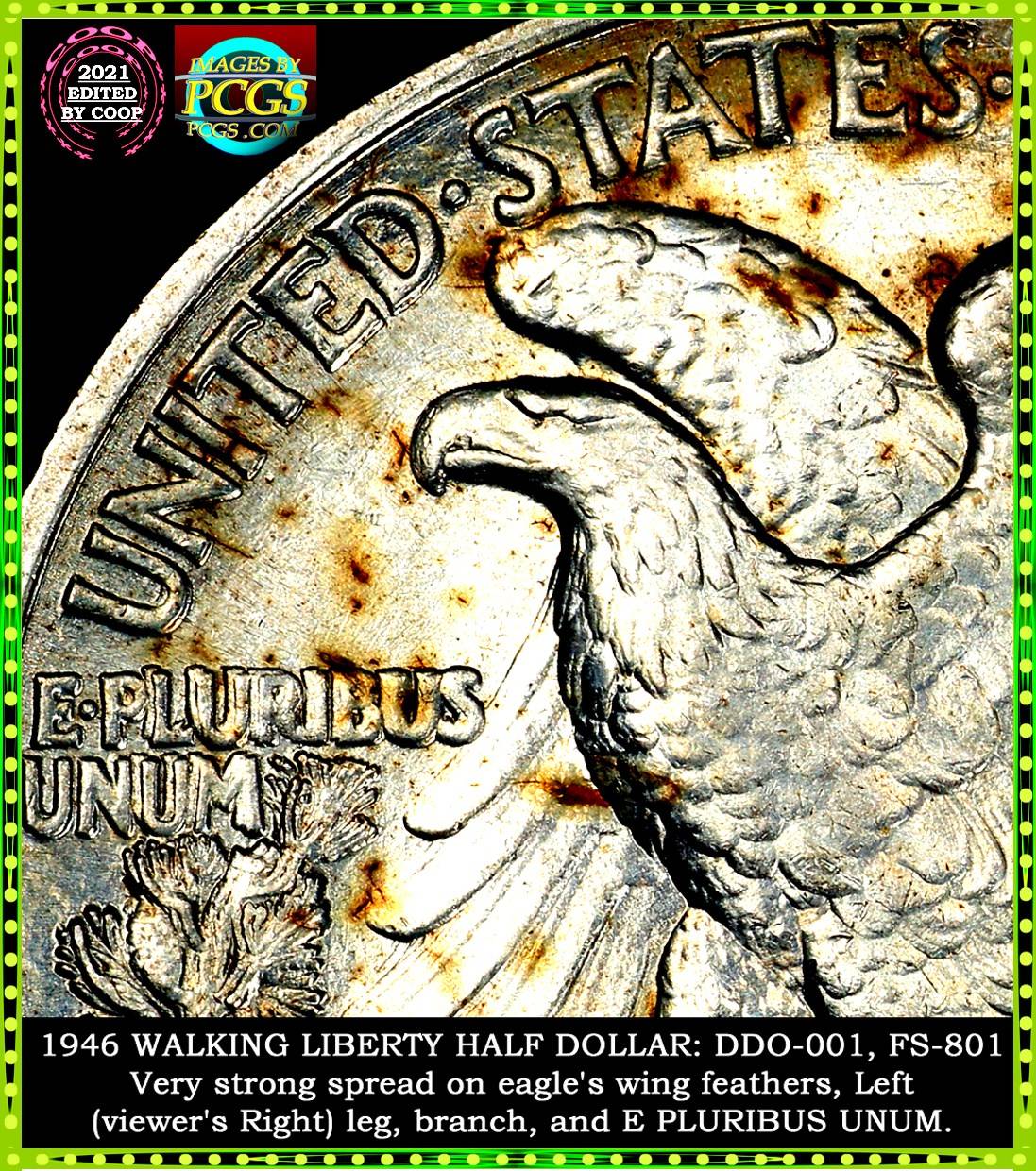 1946-Walking-Liberty-Half-Dollar-Doubled-Die-DDR-001,-FS-801