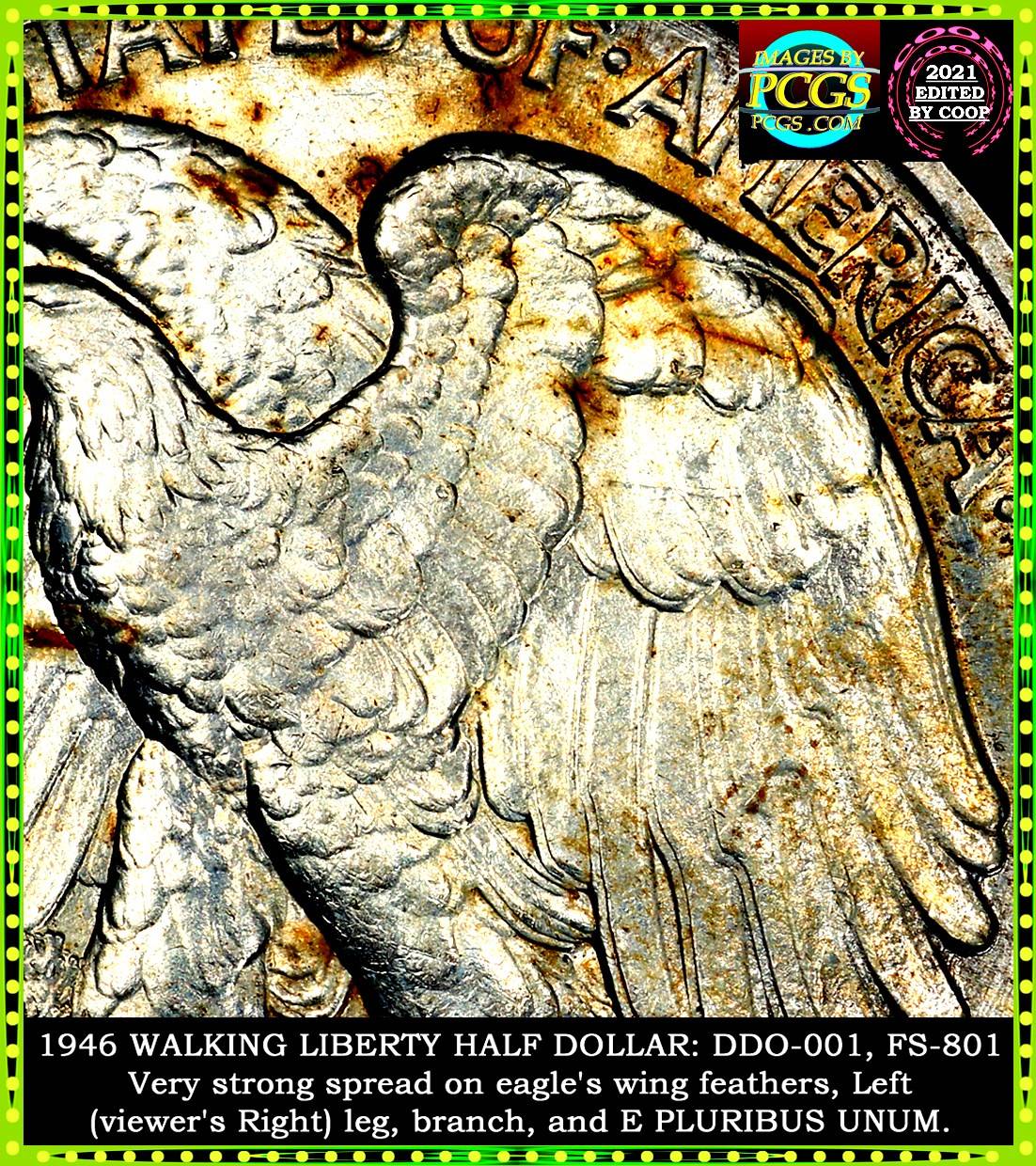 1946-Walking-Liberty-Half-Dollar-Doubled-Die-DDR-001,-FS-801