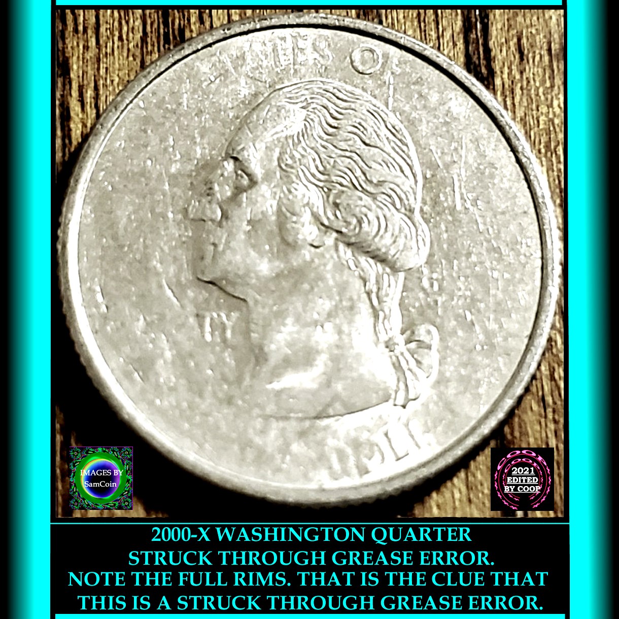 Best-Struck-Through-Grease-Error-I've-Found---2000?-SC-State-Quarter