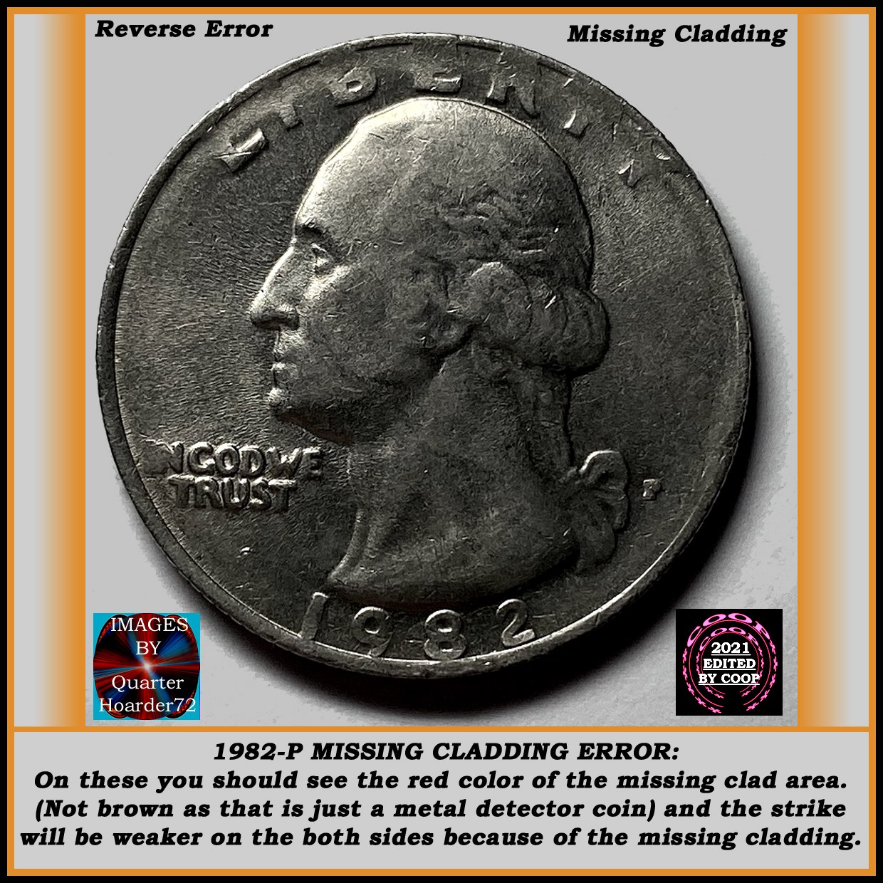 1982-P-Washington-Quarter-Reverse-Missing-Clad-Layer