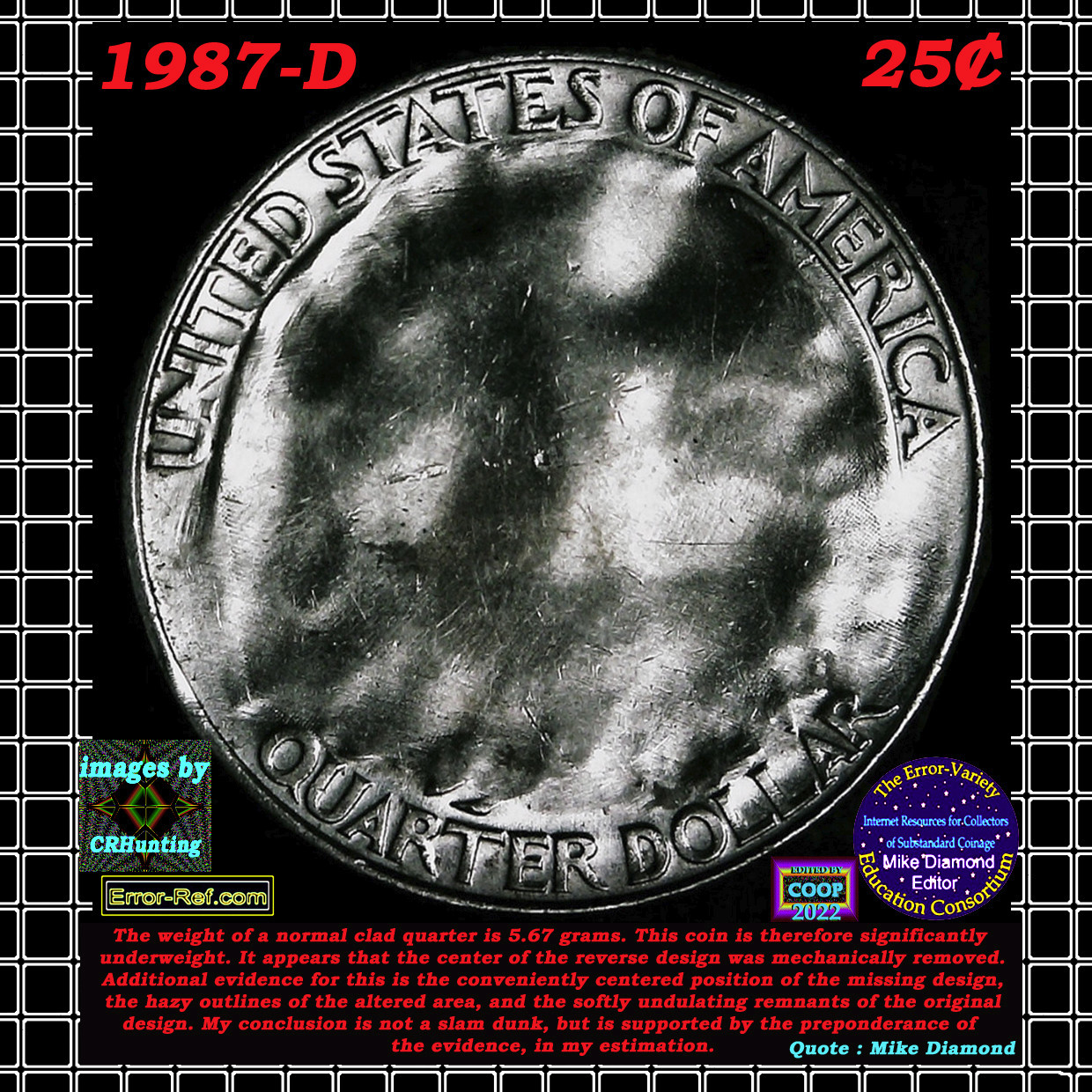 1987-D-Quarter-With-Crazy-Strike-Through