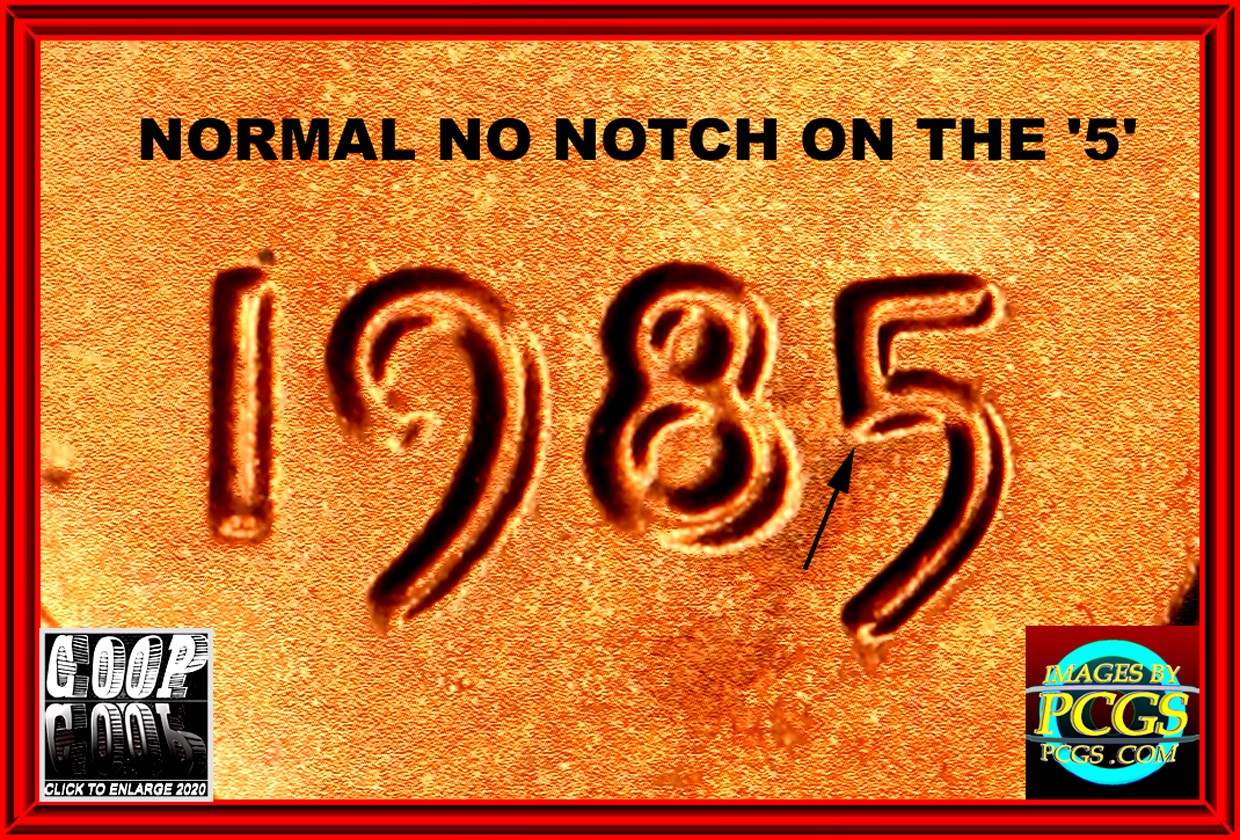 1985-P-LMC,-Weird-Looking-8-And-A-Notch-In-The-5,-Damage?