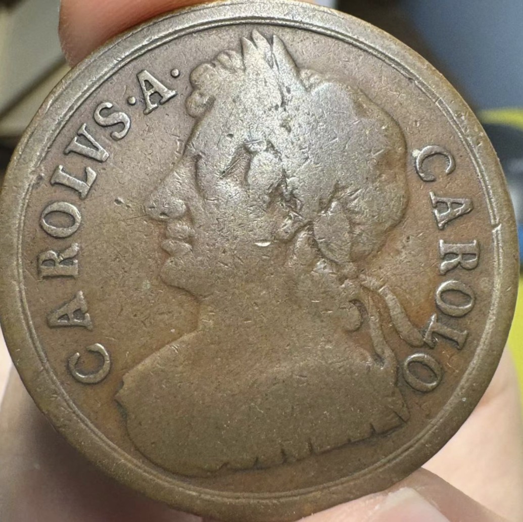 1673-Charles-II-Half-Penny-Proof/Pattern-Peck-515