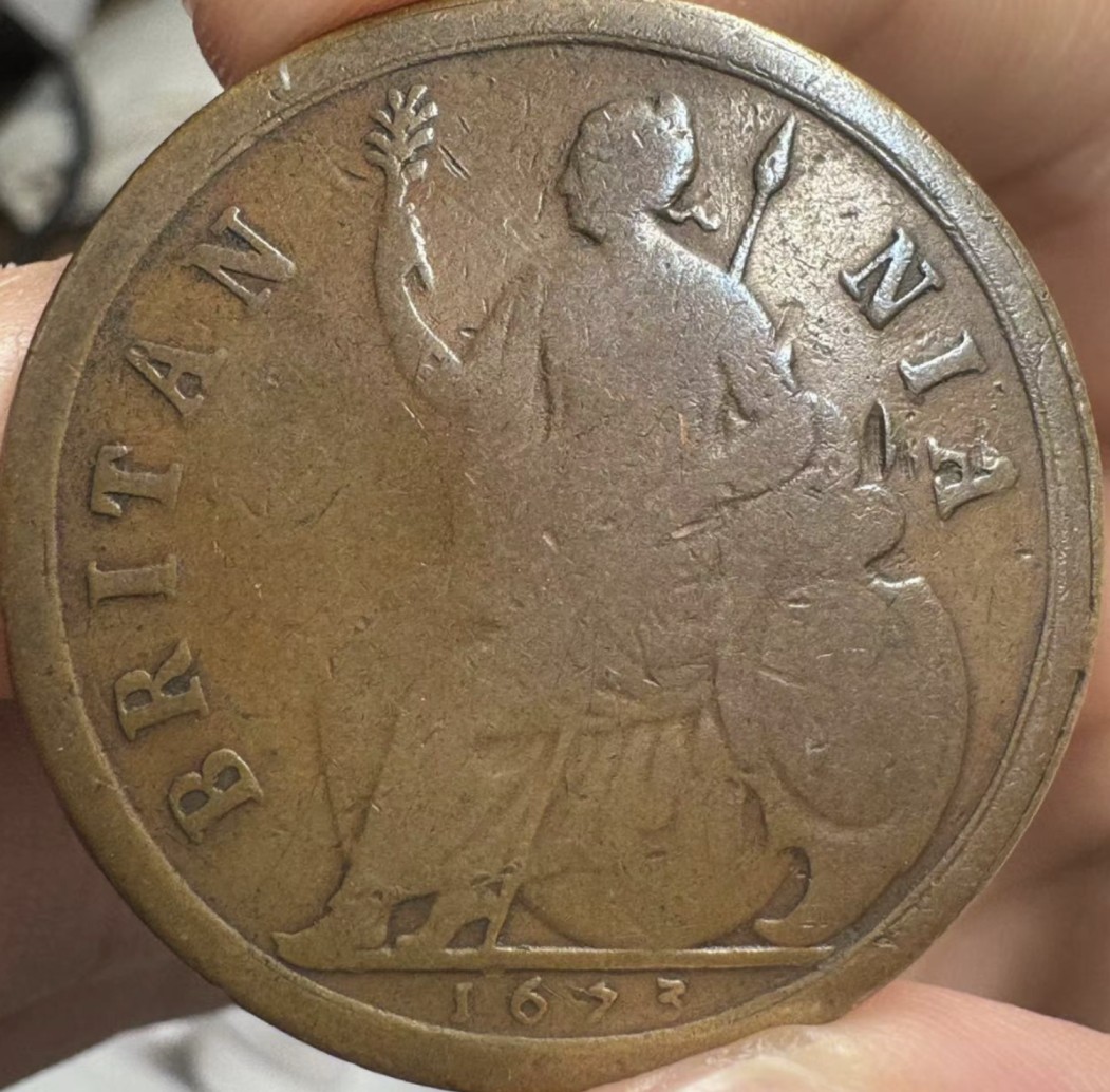 1673-Charles-II-Half-Penny-Proof/Pattern-Peck-515