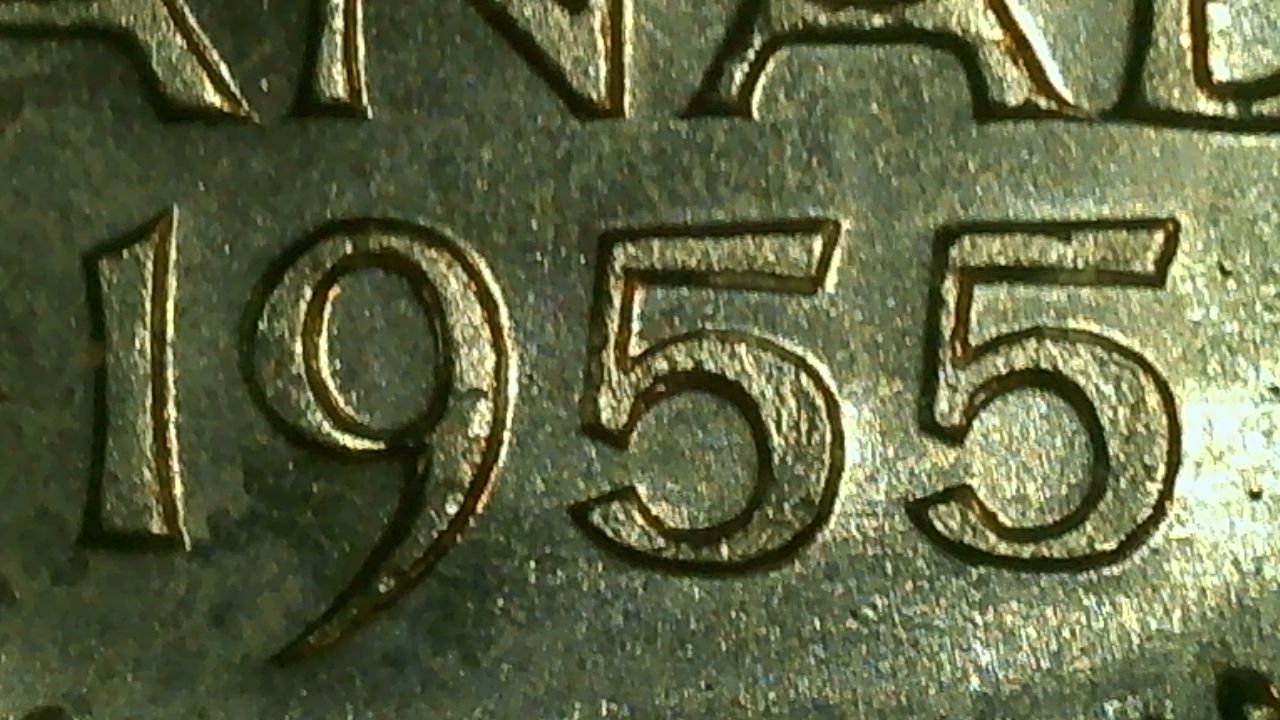 1955-5-Cent-More-Lathe-Lines