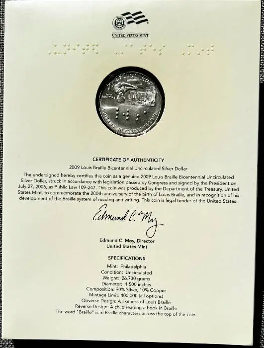 2009-US-Mint-Braille-Education-Set