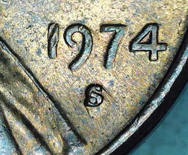 1974-S-Wheat-Cent-S-Over-S-Mint-Mark-Error